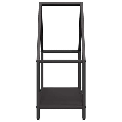 Brandhoutrek 60x25x60 cm koudgewalst staal zwart
