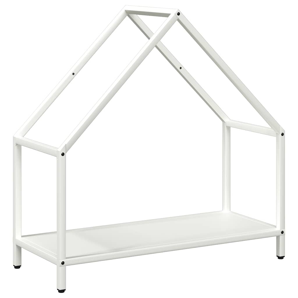 Brandhoutrek 60x25x60 cm koudgewalst staal wit