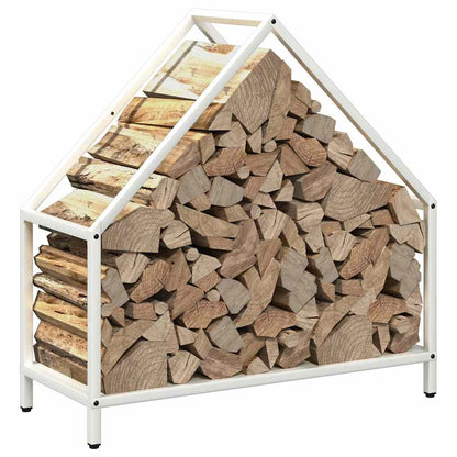 Brandhoutrek 60x25x60 cm koudgewalst staal wit