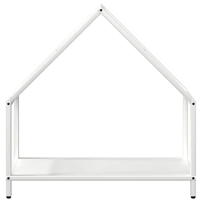 Brandhoutrek 60x25x60 cm koudgewalst staal wit