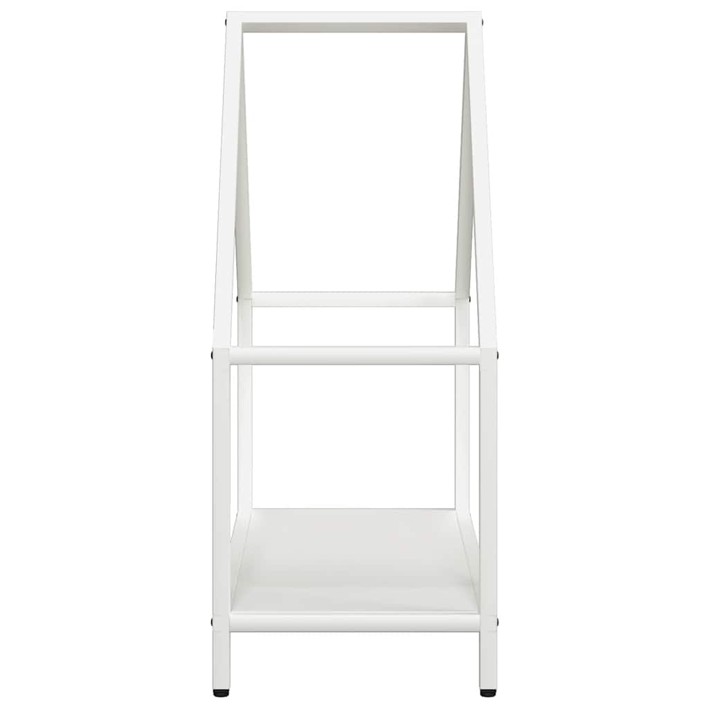Brandhoutrek 60x25x60 cm koudgewalst staal wit