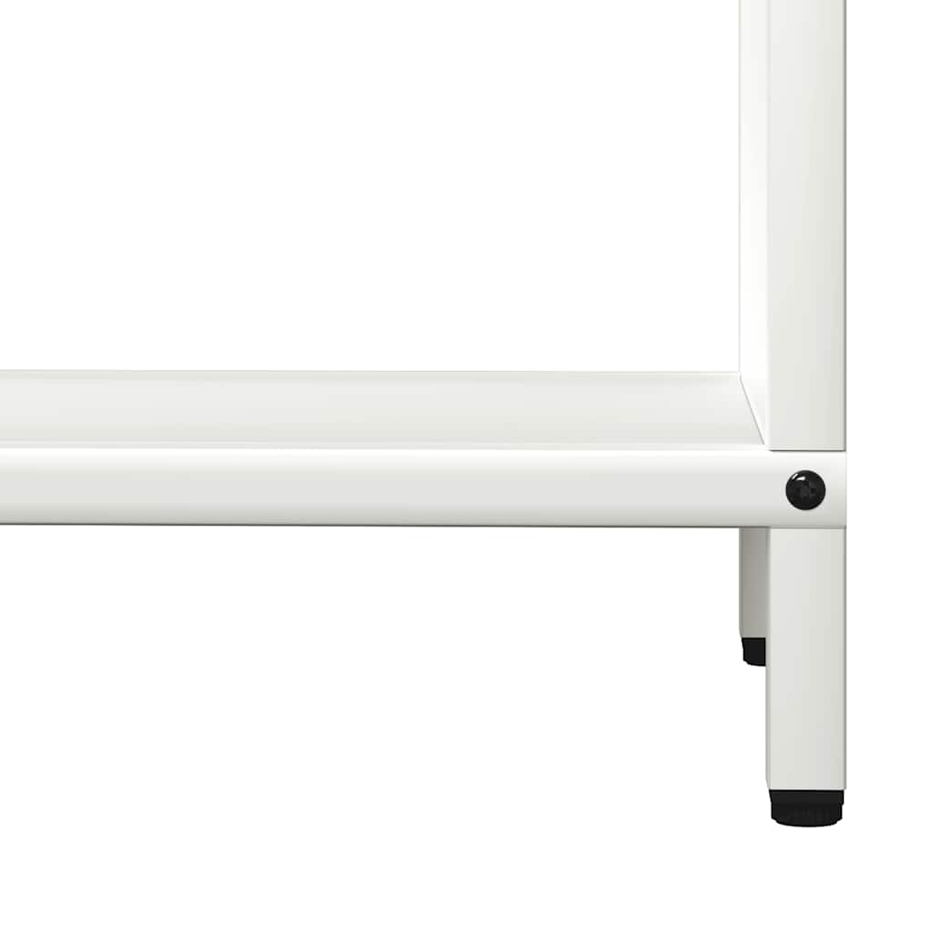 Brandhoutrek 60x25x60 cm koudgewalst staal wit