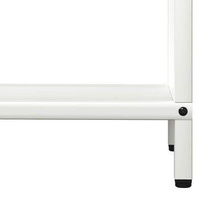 Brandhoutrek 60x25x60 cm koudgewalst staal wit
