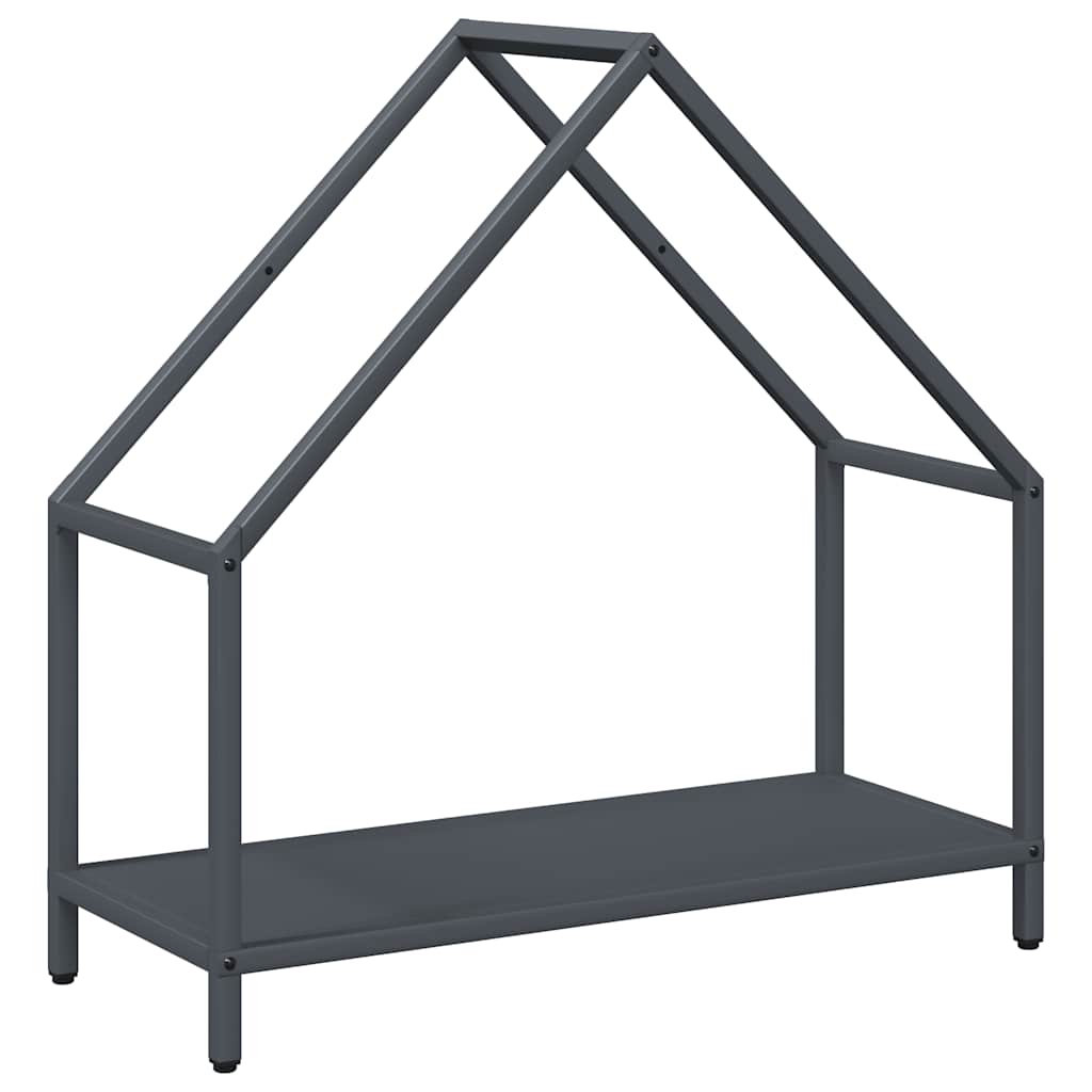 Brandhoutrek 60x25x60 cm koudgewalst staal antracietkleurig