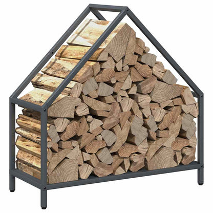 Brandhoutrek 60x25x60 cm koudgewalst staal antracietkleurig