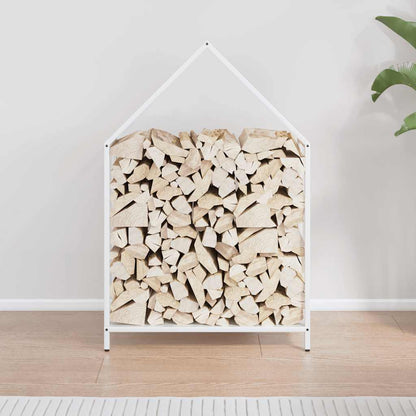 Brandhoutrek 60x25x90 cm koudgewalst staal wit
