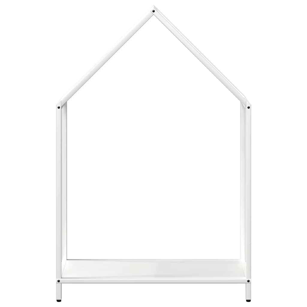 Brandhoutrek 60x25x90 cm koudgewalst staal wit