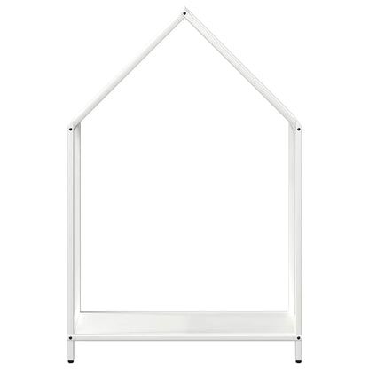 Brandhoutrek 60x25x90 cm koudgewalst staal wit