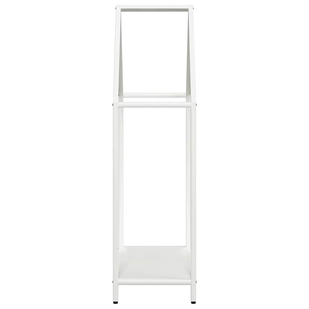 Brandhoutrek 60x25x90 cm koudgewalst staal wit
