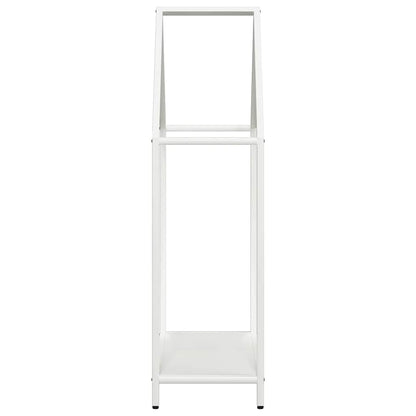 Brandhoutrek 60x25x90 cm koudgewalst staal wit