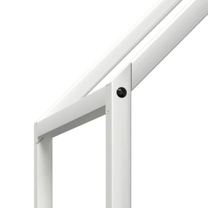 Brandhoutrek 60x25x90 cm koudgewalst staal wit