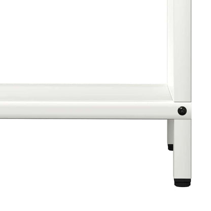 Brandhoutrek 60x25x90 cm koudgewalst staal wit
