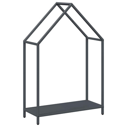 Brandhoutrek 60x25x90 cm koudgewalst staal antracietkleurig