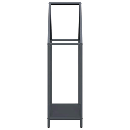 Brandhoutrek 60x25x90 cm koudgewalst staal antracietkleurig