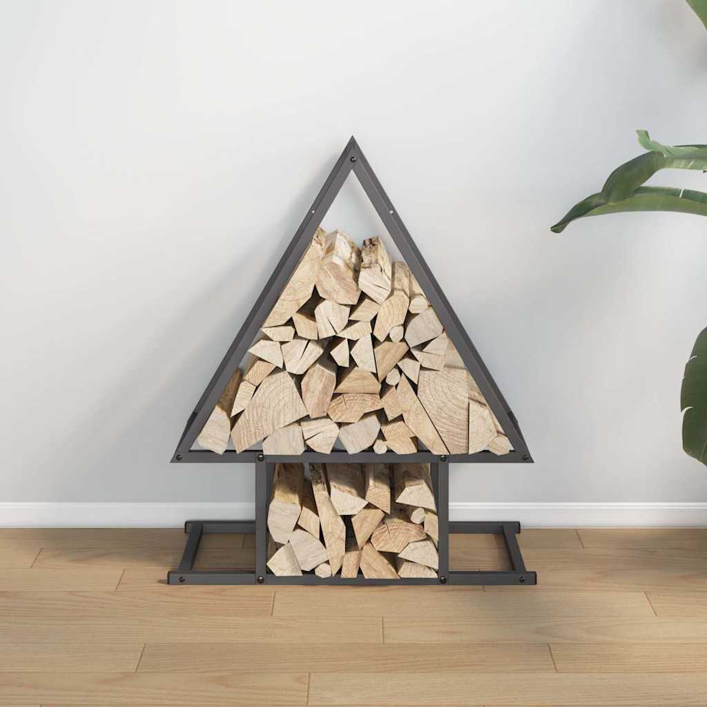Brandhoutrek 50x25x60 cm koudgewalst staal zwart