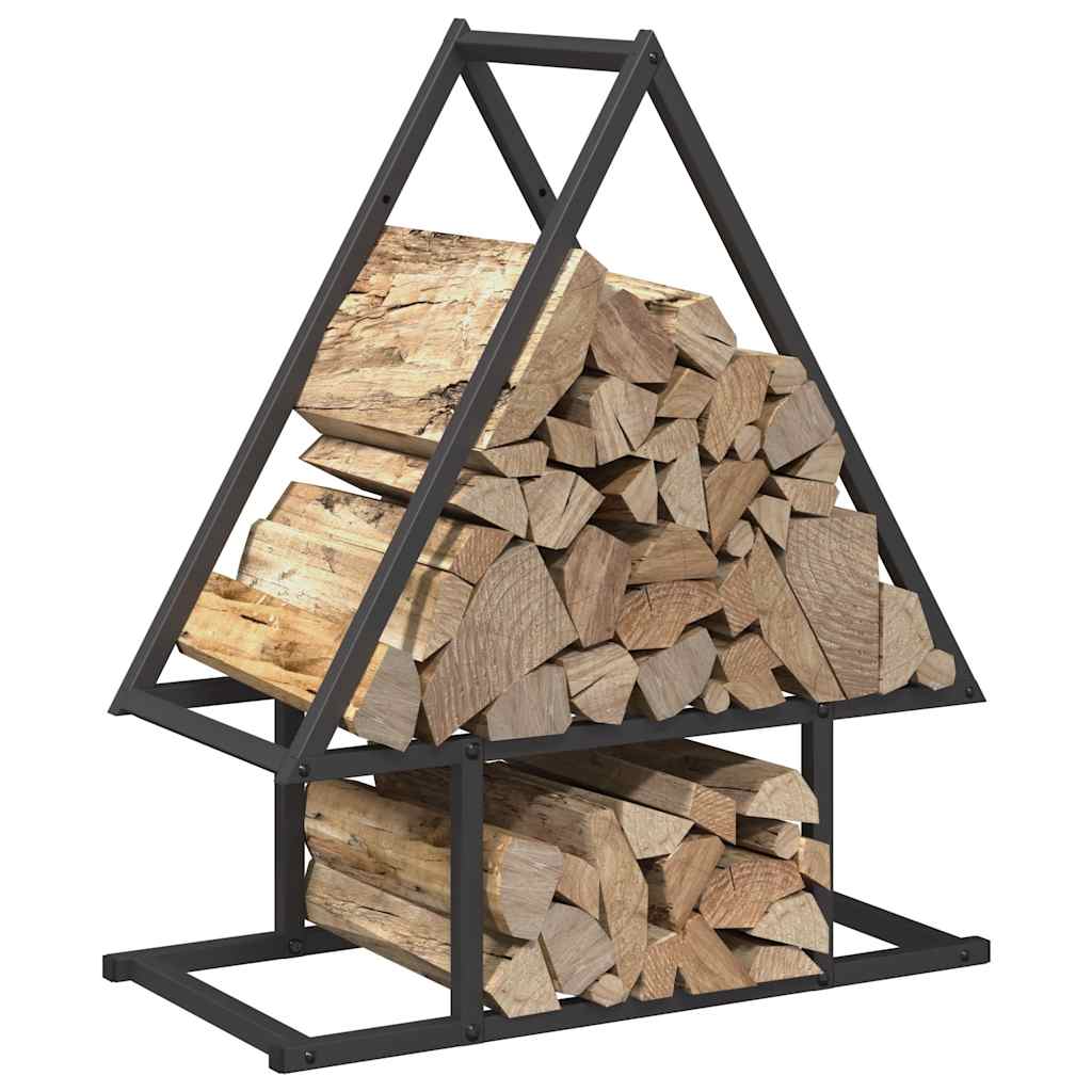 Brandhoutrek 50x25x60 cm koudgewalst staal zwart