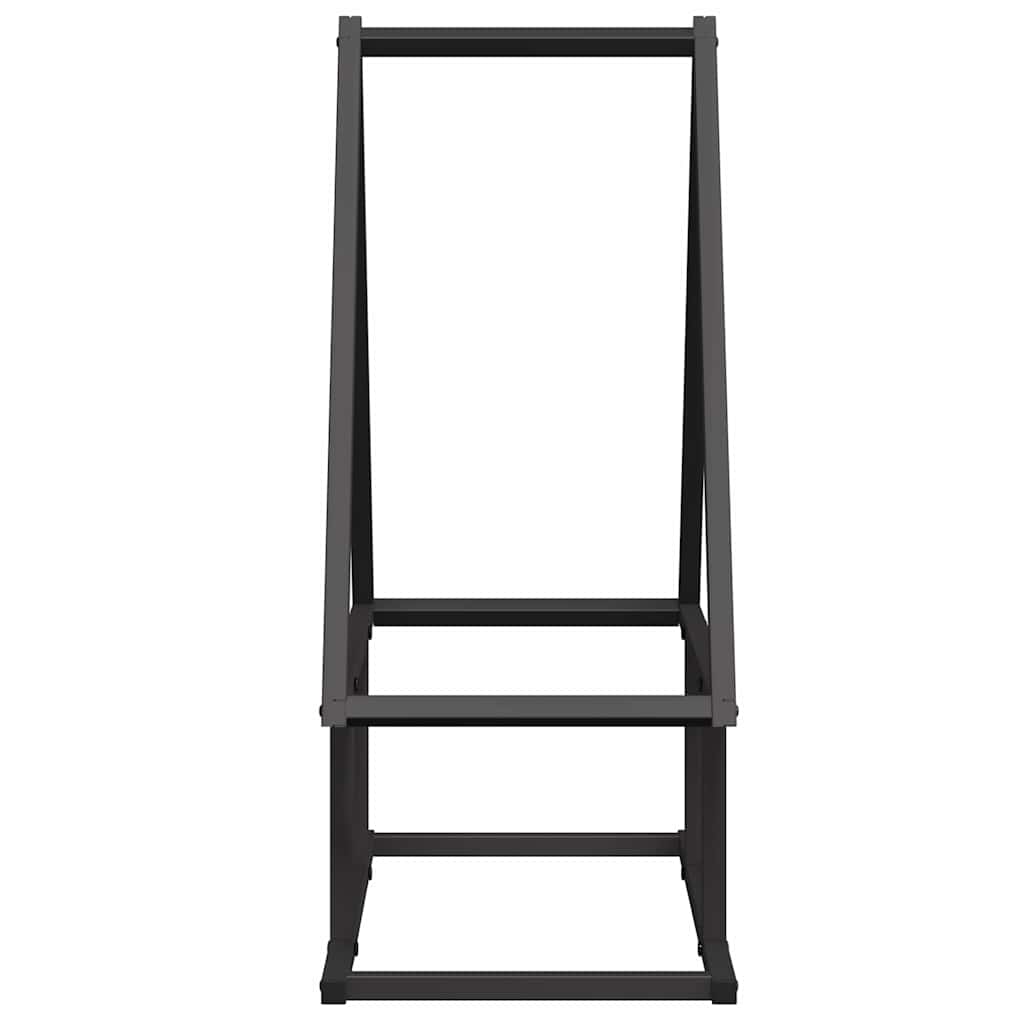 Brandhoutrek 50x25x60 cm koudgewalst staal zwart