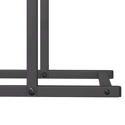 Brandhoutrek 50x25x60 cm koudgewalst staal zwart