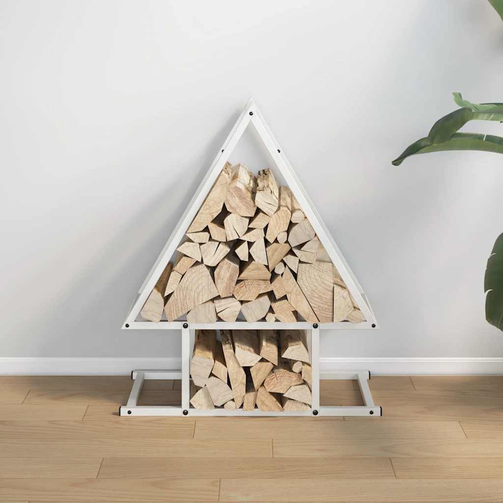 Brandhoutrek 50x25x60 cm koudgewalst staal wit