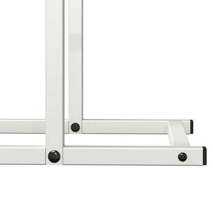 Brandhoutrek 50x25x60 cm koudgewalst staal wit
