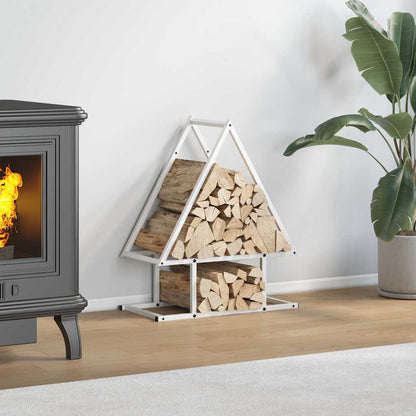 Brandhoutrek 50x25x60 cm koudgewalst staal wit