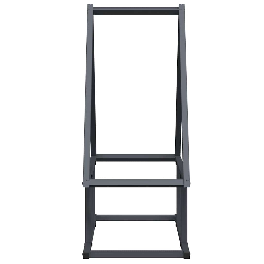 Brandhoutrek 50x25x60 cm koudgewalst staal antracietkleurig
