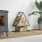 Brandhoutrek 50x25x60 cm koudgewalst staal olijfgroen