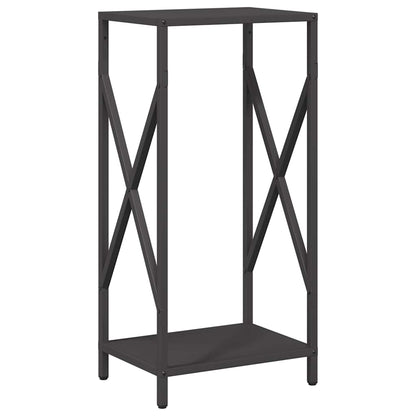 Brandhoutrek 34x25x70 cm koudgewalst staal zwart