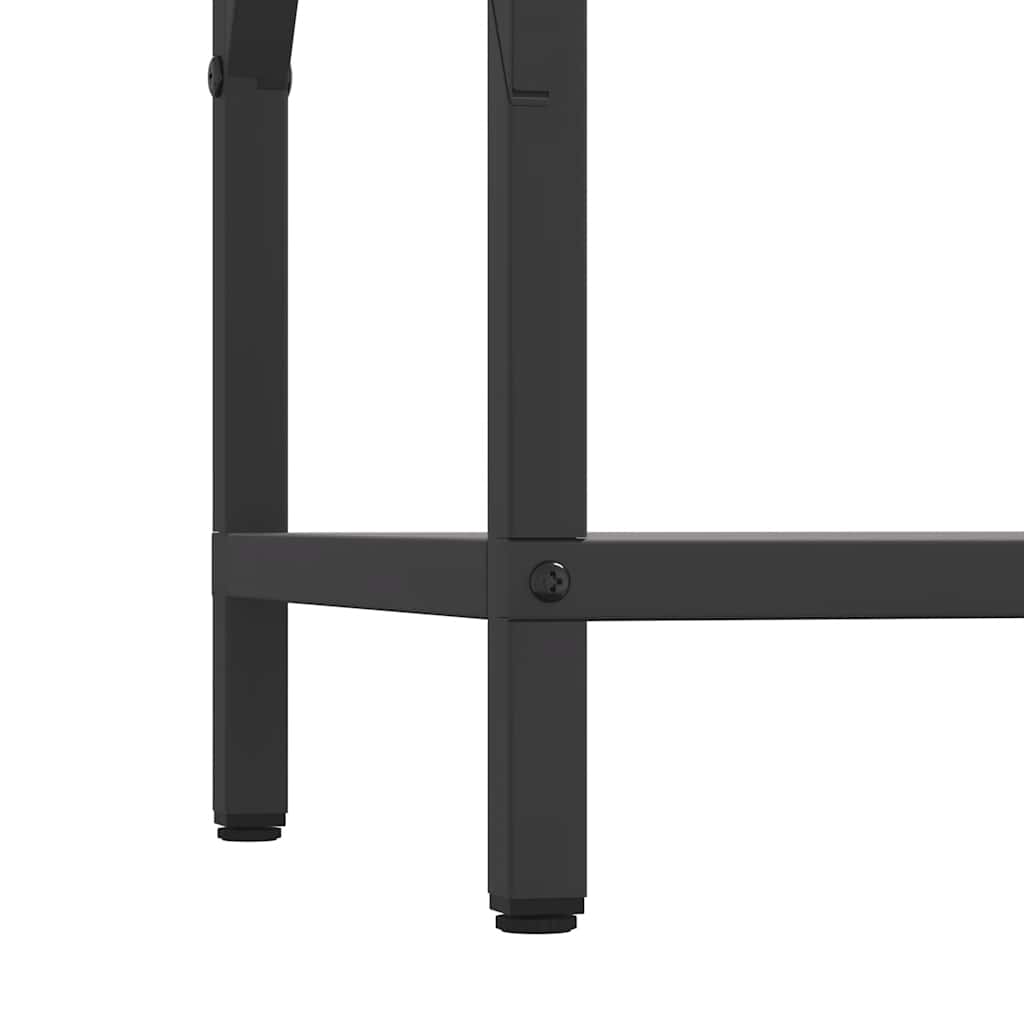 Brandhoutrek 34x25x70 cm koudgewalst staal zwart