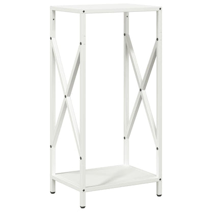 Brandhoutrek 34x25x70 cm koudgewalst staal wit