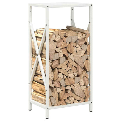 Brandhoutrek 34x25x70 cm koudgewalst staal wit