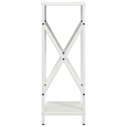 Brandhoutrek 34x25x70 cm koudgewalst staal wit