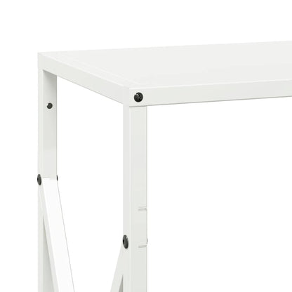 Brandhoutrek 34x25x70 cm koudgewalst staal wit
