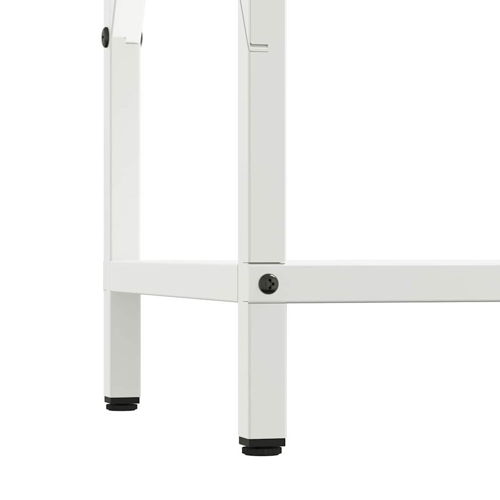 Brandhoutrek 34x25x70 cm koudgewalst staal wit
