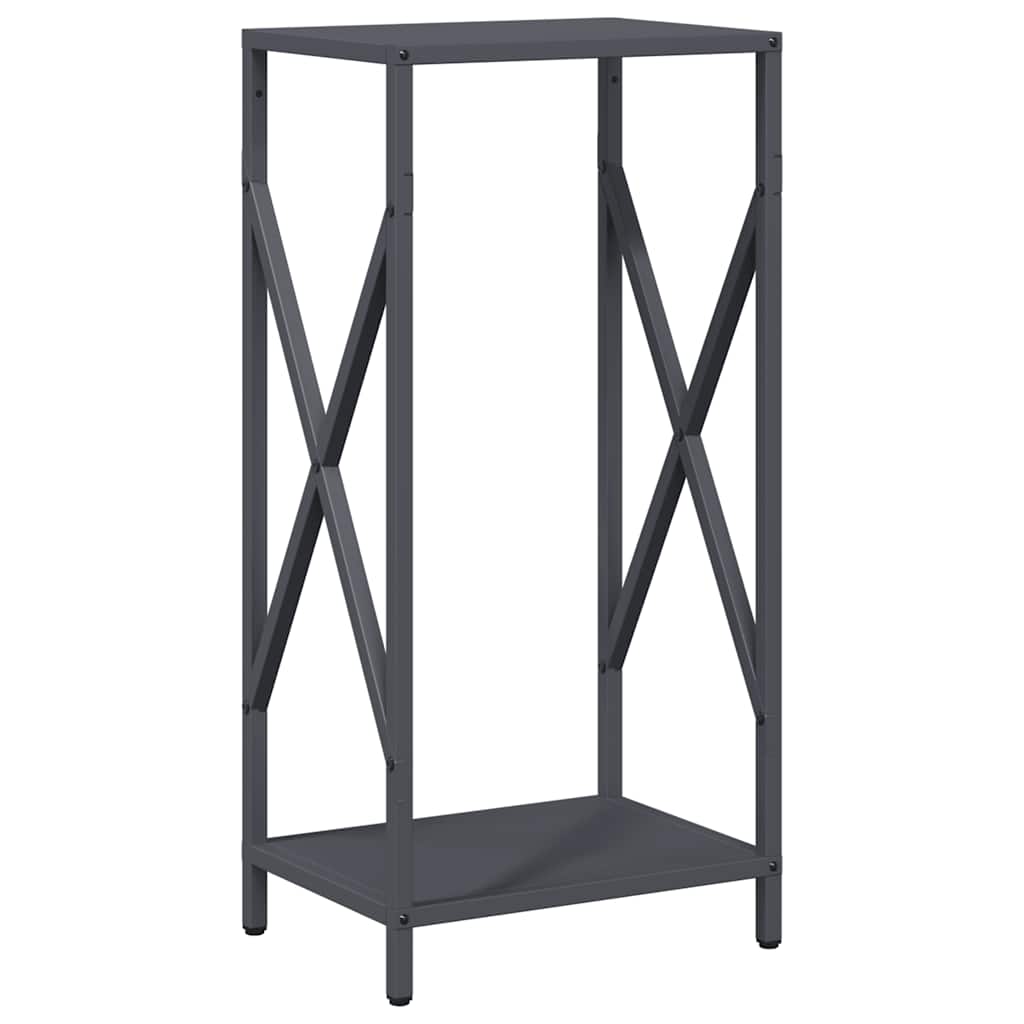 Brandhoutrek 34x25x70 cm koudgewalst staal antracietkleurig