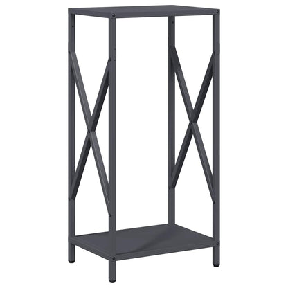 Brandhoutrek 34x25x70 cm koudgewalst staal antracietkleurig