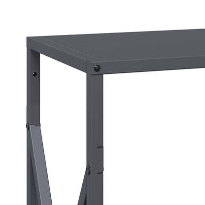 Brandhoutrek 34x25x70 cm koudgewalst staal antracietkleurig
