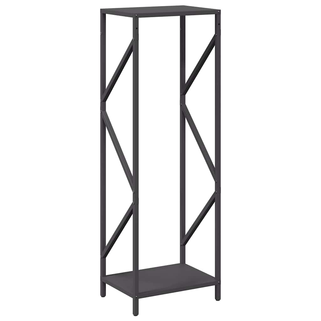 Brandhoutrek 34x25x100 cm koudgewalst staal zwart