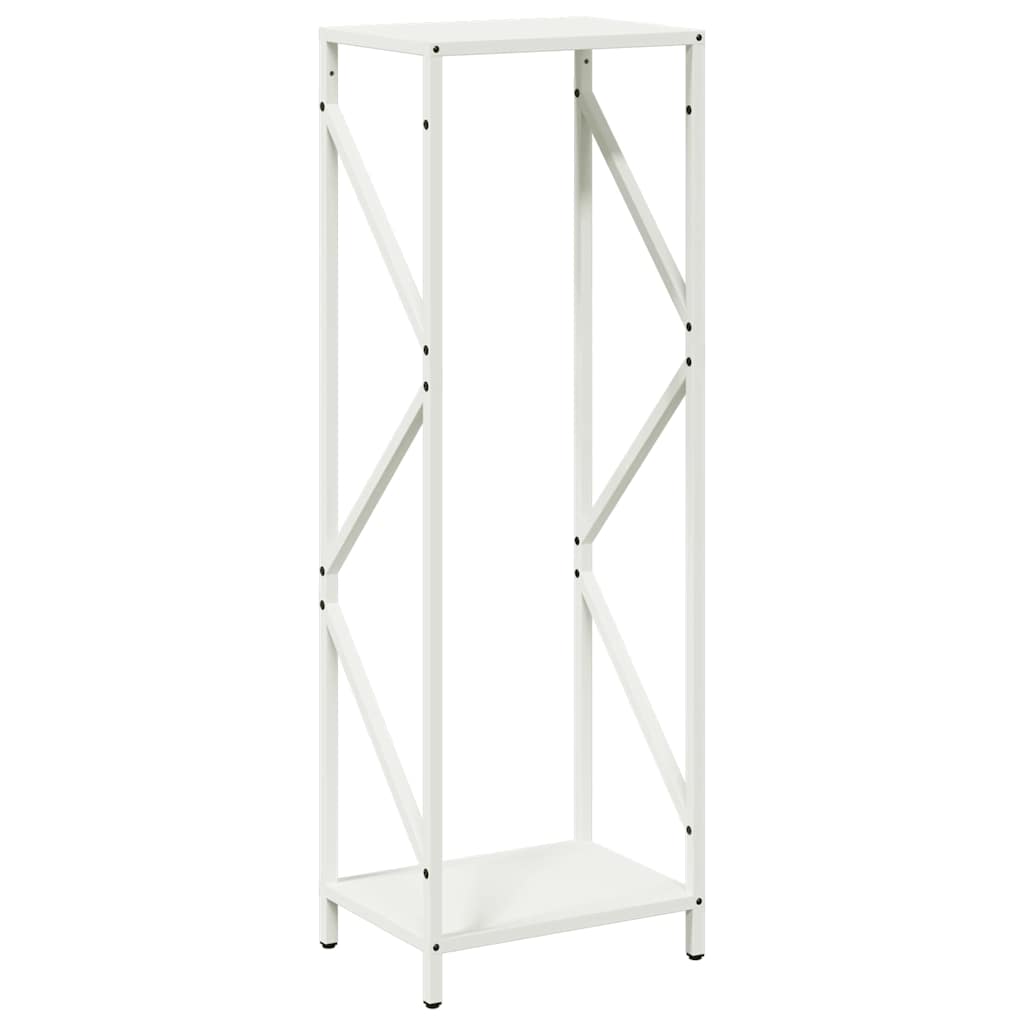 Brandhoutrek 34x25x100 cm koudgewalst staal wit