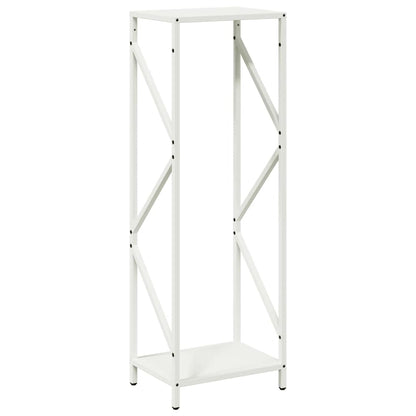 Brandhoutrek 34x25x100 cm koudgewalst staal wit