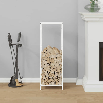 Brandhoutrek 34x25x100 cm koudgewalst staal wit