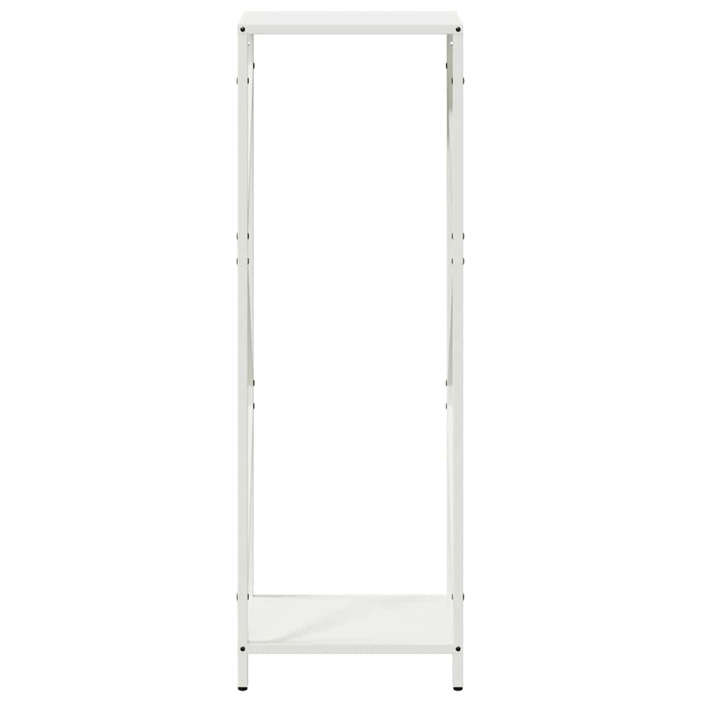 Brandhoutrek 34x25x100 cm koudgewalst staal wit