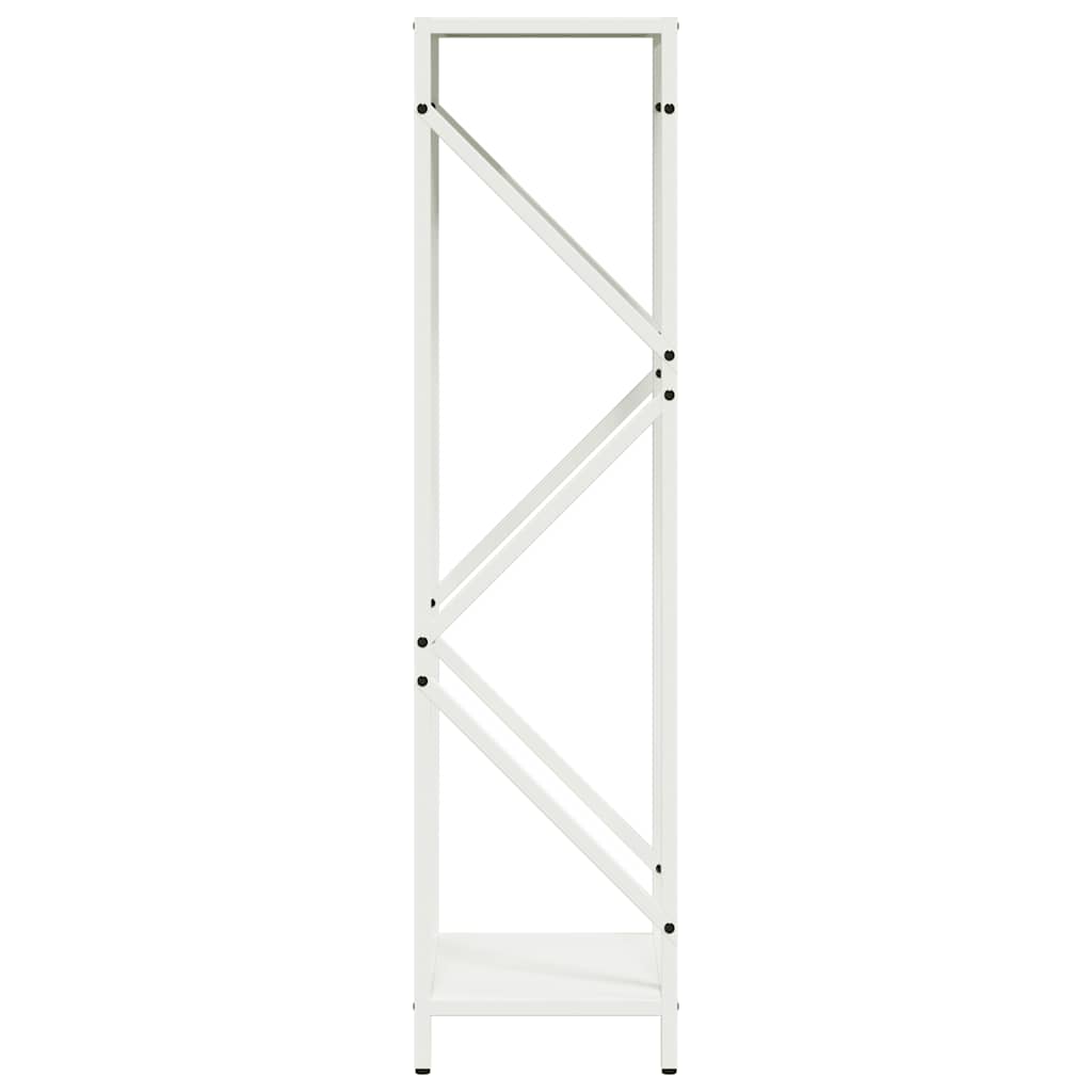 Brandhoutrek 34x25x100 cm koudgewalst staal wit