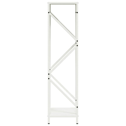 Brandhoutrek 34x25x100 cm koudgewalst staal wit