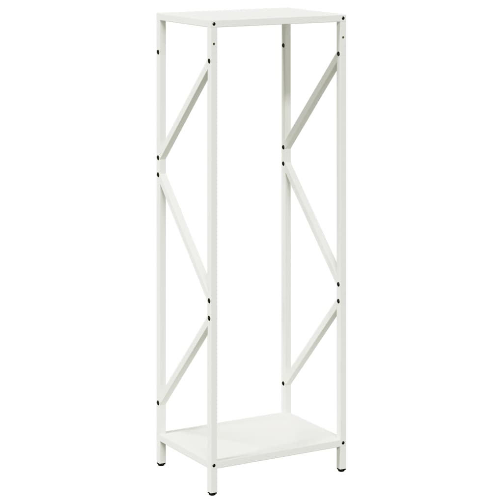 Brandhoutrek 34x25x100 cm koudgewalst staal wit