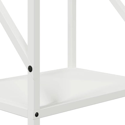 Brandhoutrek 34x25x100 cm koudgewalst staal wit