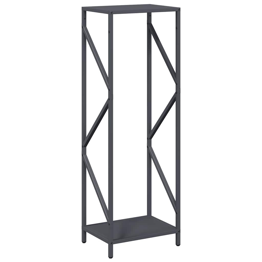 Brandhoutrek 34x25x100 cm koudgewalst staal antracietkleurig