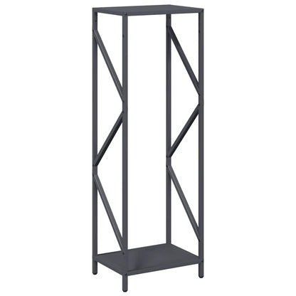 Brandhoutrek 34x25x100 cm koudgewalst staal antracietkleurig