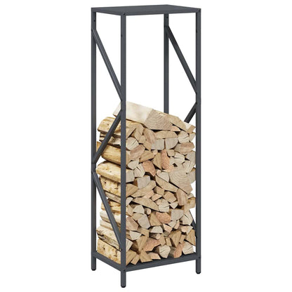 Brandhoutrek 34x25x100 cm koudgewalst staal antracietkleurig