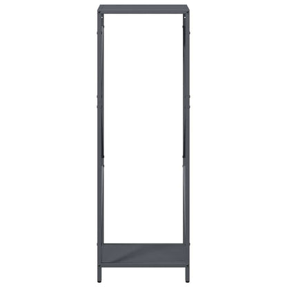 Brandhoutrek 34x25x100 cm koudgewalst staal antracietkleurig